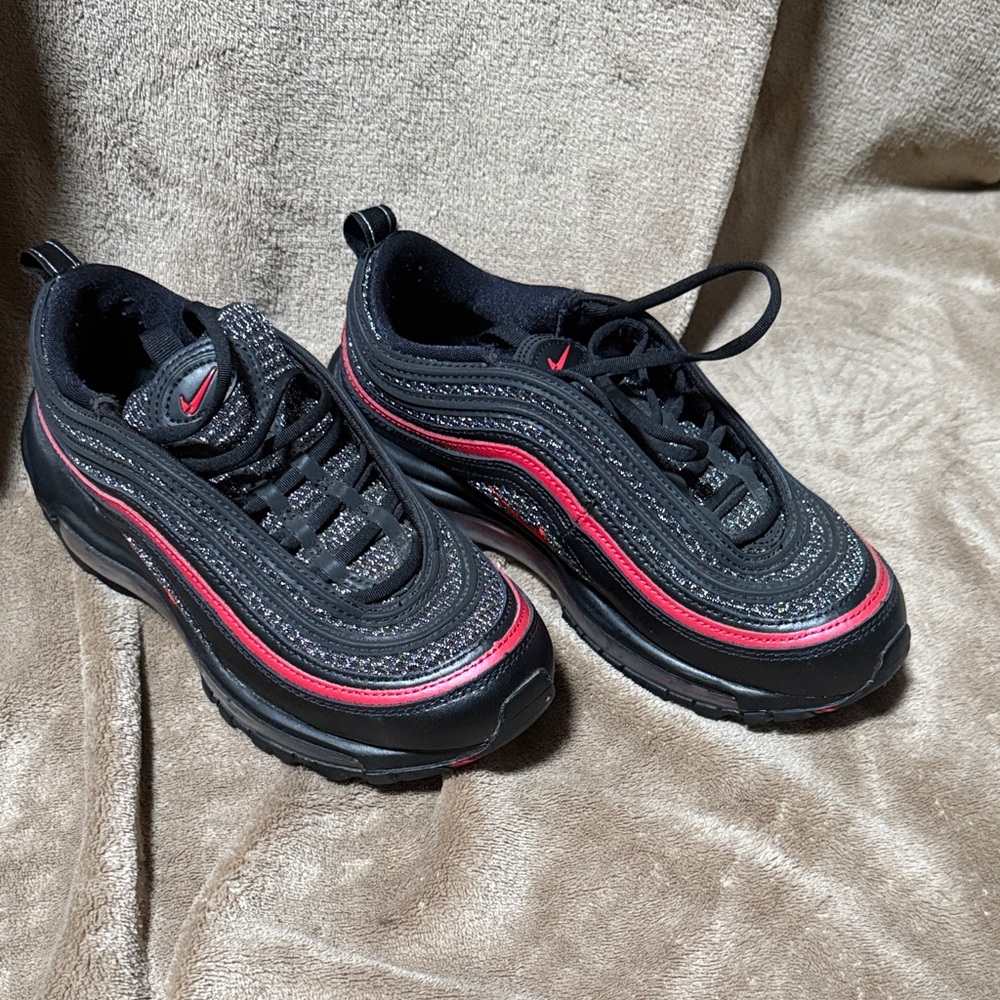 Nike Black and Pink Athletic Shoes